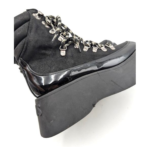 Circus NY by Sam Edelman Gail Lace-Up Platform Boot Women's Black Sz US8.5M EU39 - Picture 9 of 15